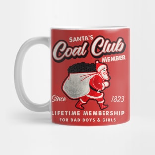 Santa's Coal Club Member Mug